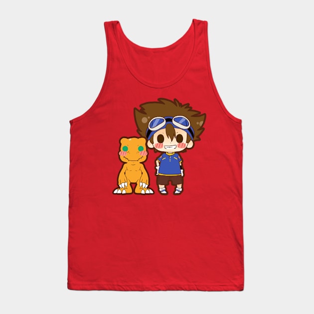 Tai & Agumon Tank Top by Potaaties